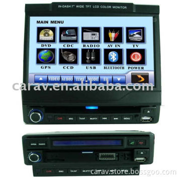 7&quot;One Din Indash Car GPS DVD with Detachable panel